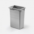 Hailo Home Appliance Accesories - Bucket Inneneimer 38 Liter Hellgrau